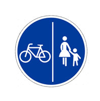 Fahrrad- und Gehweg